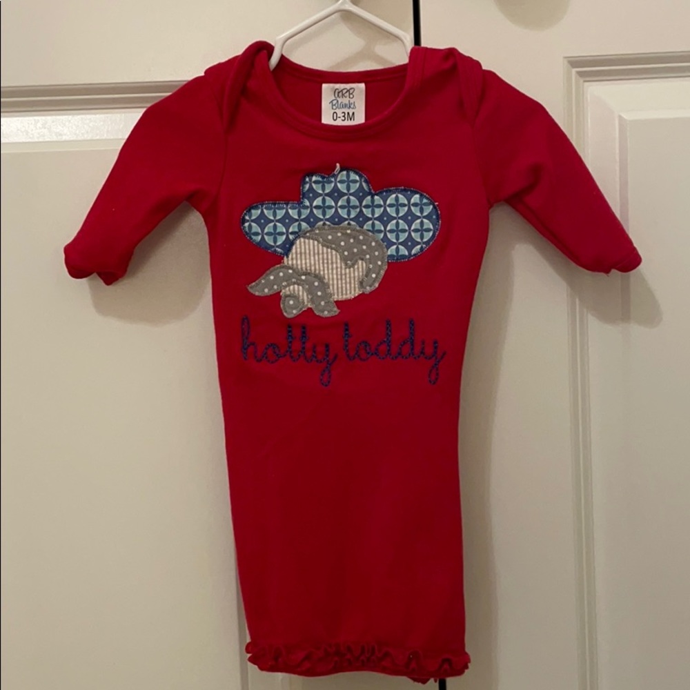 Ole Miss Appliqué Gown